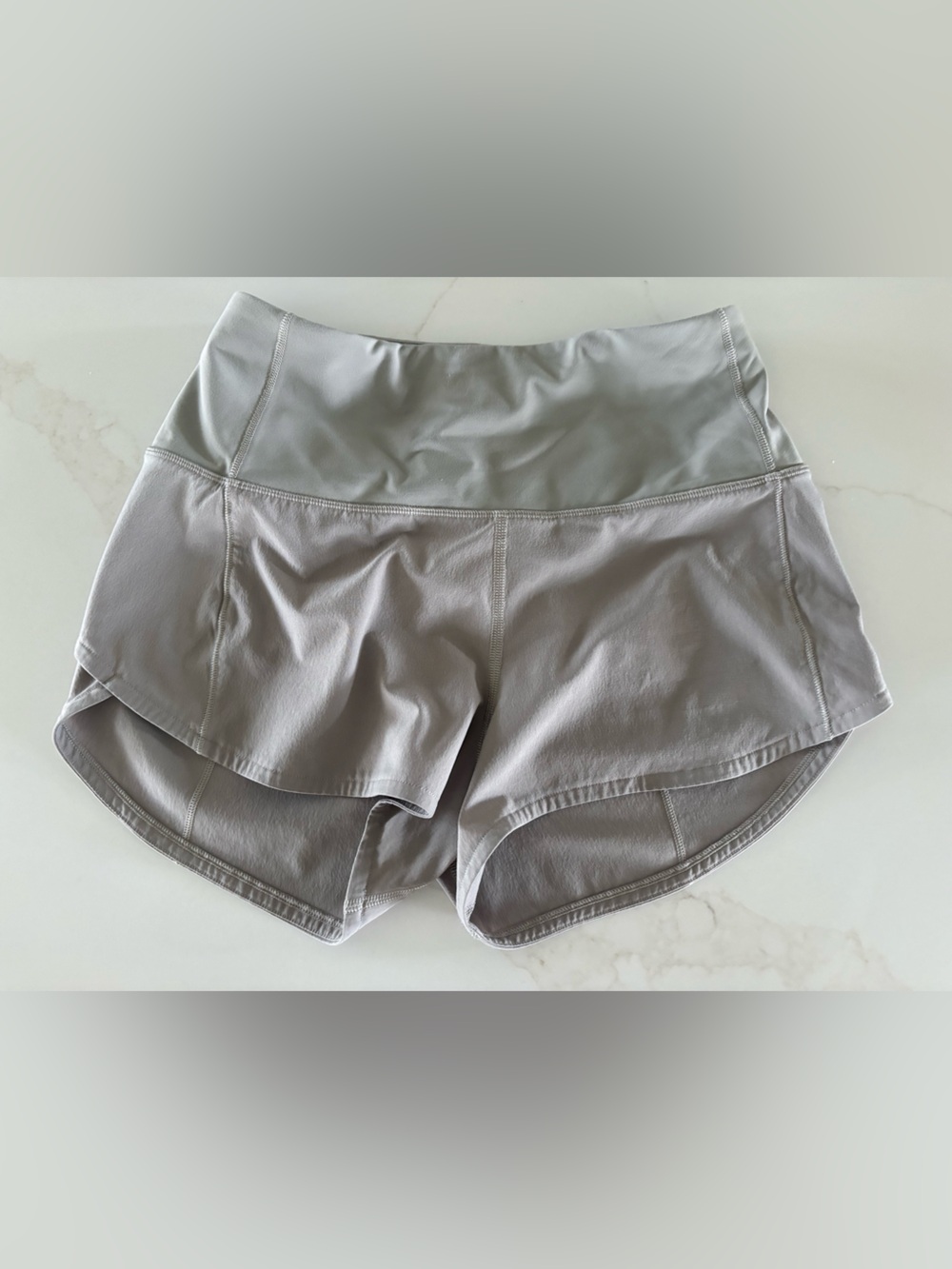 lululemon athletica Light Gray Women’s Athletic Shorts